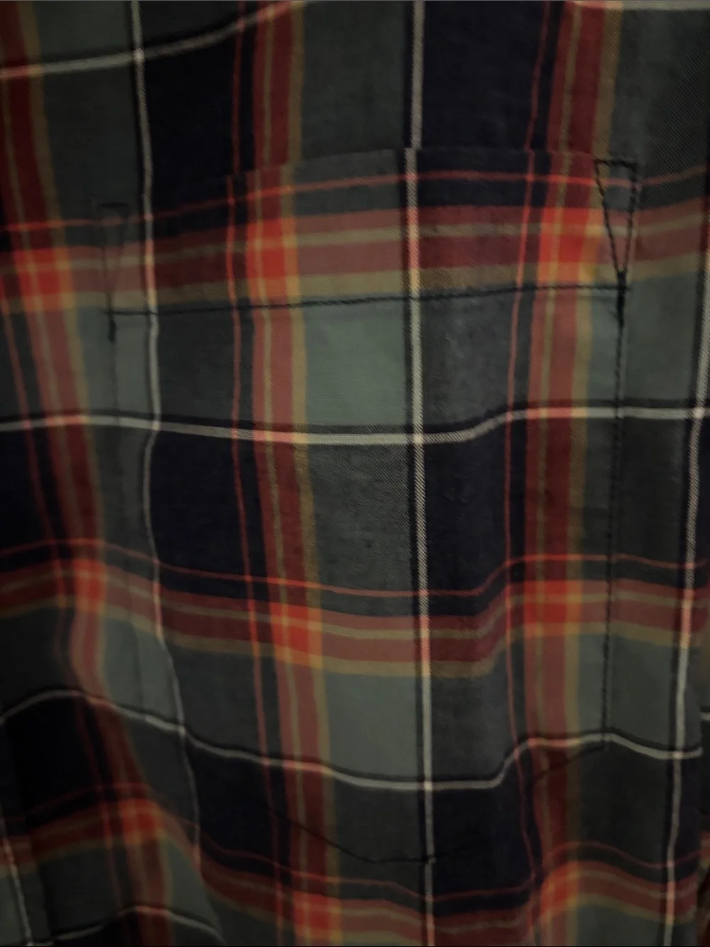 J. Crew Men's Plaid Button-Down Shirt - Navy & Red